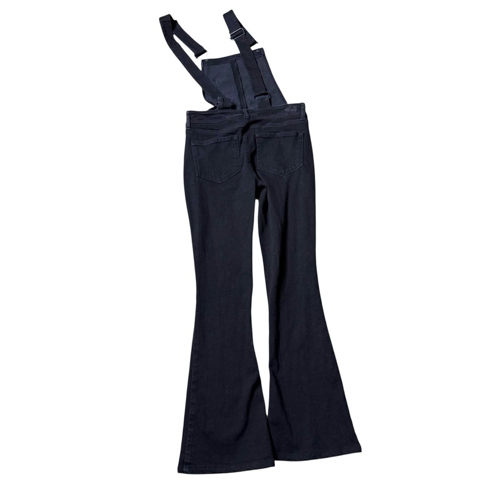 Paige Tavie Overalls Slim Flare in Raven Black Size 25 - Picture 4 of 10
